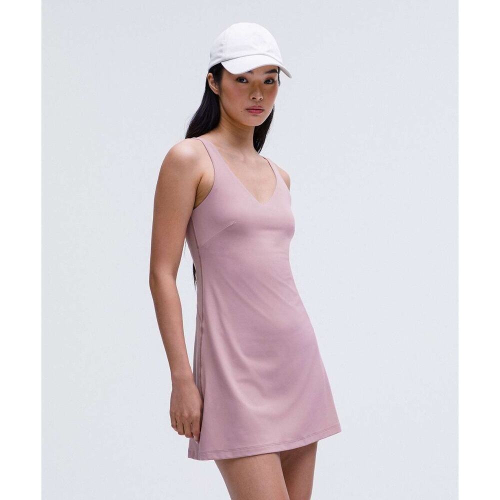 NWT Lululemon Align Dress Rose Blush Sleeveless Athleisure Tennis Active Size 4